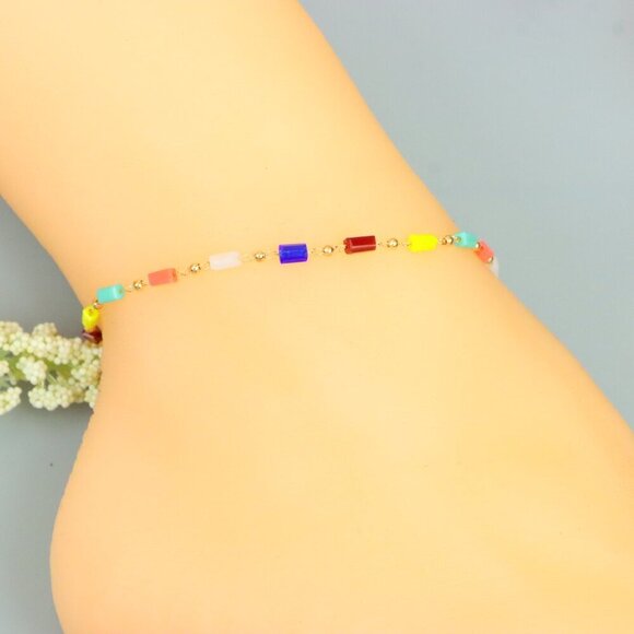 "Handmade Anklet – A Stylish Choice for Women, Thoughtful Gift Idea, EVCH1352 - Picture 2 of 10